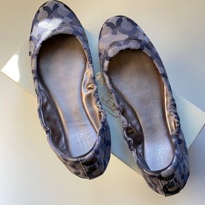 authentic Coach ballerina flats